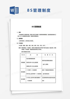 工廠規章管理制度Word模板下載 熊貓辦公