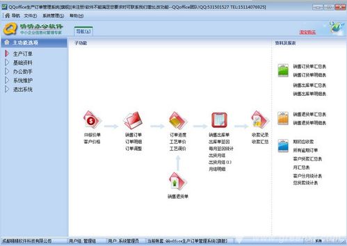 qqoffice生產(chǎn)訂單管理系統(tǒng) 生產(chǎn)訂單管理軟件 v2021 官方版